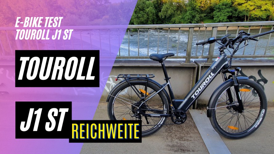 Touroll J1 ST - Reichweitentest (36V; 15,6AH; 250W)