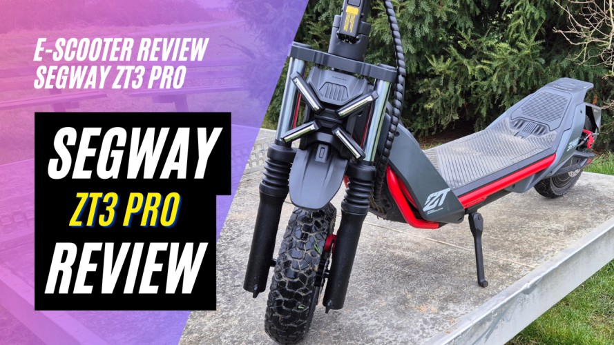 Segway Ninebot ZT3 PRO - Review nach 100 km (48V; 12,75Ah; 500W)