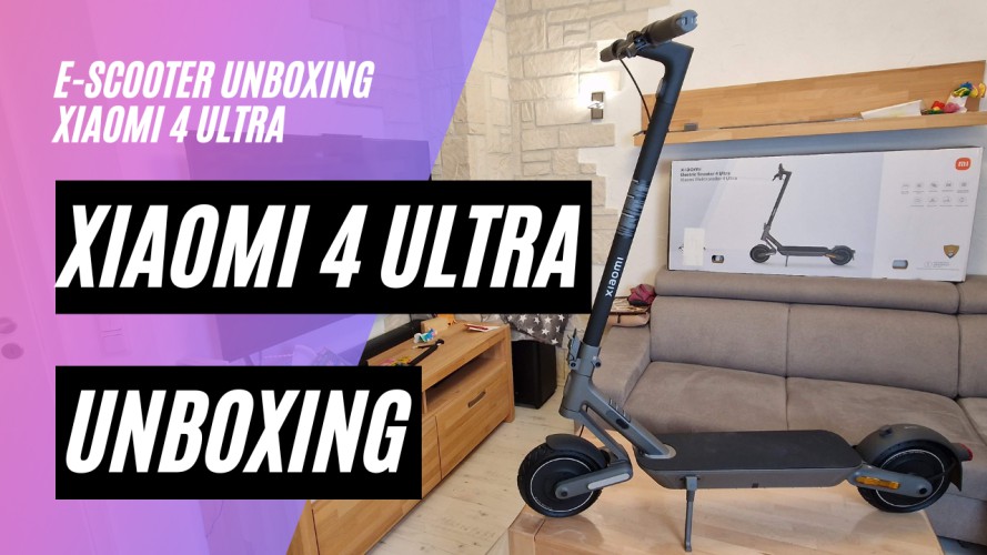 Xiaomi 4 Ultra - Unboxing (48V; 12,75AH; 500W)
