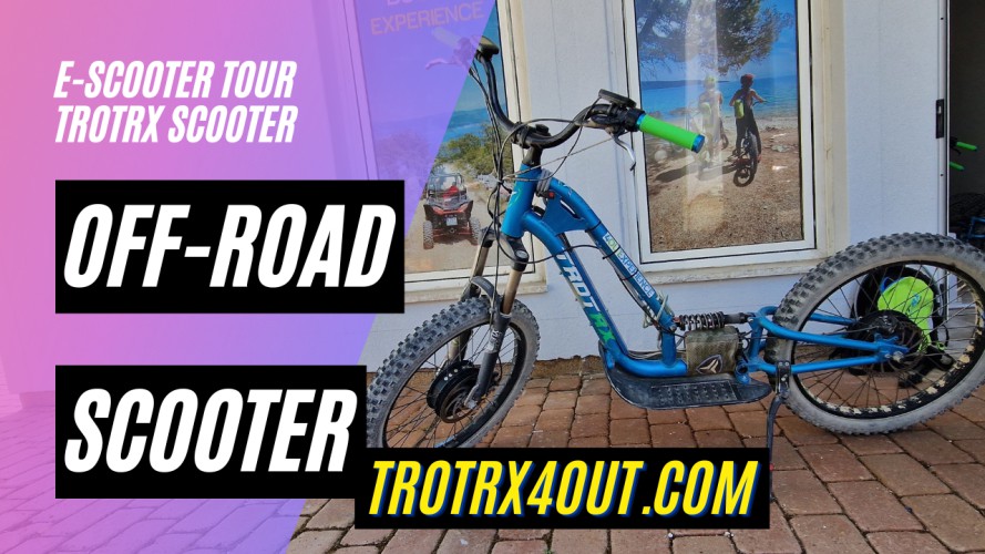 Extreme Offroad Scooter TROTRX. Tour mit 4OUTEXPERIENCE in Kroatien.