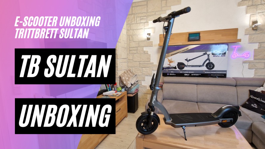 Trittbrett Sultan - Unboxing und Probefahrt (36V, 15AH, 500W)