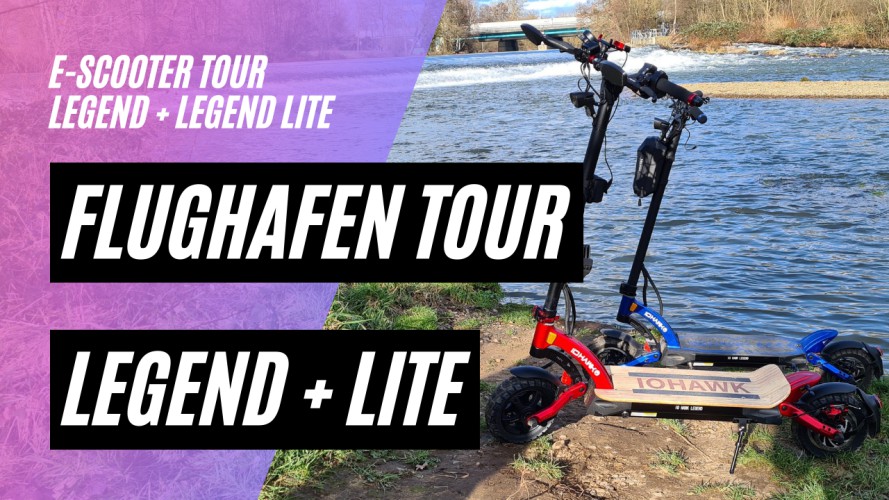 IO HAWK Legend + IO HAWK Legend LITE Flughafen Tour