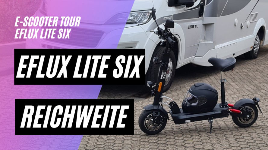 eFlux Lite Six Reichweitentest (48V; 15,6AH; 1000W, 40km/h)