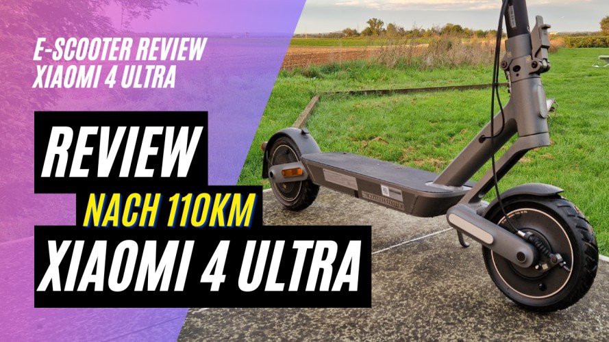 Xiaomi 4 Ultra - Review nach 110km (48V; 12,75AH; 500W)