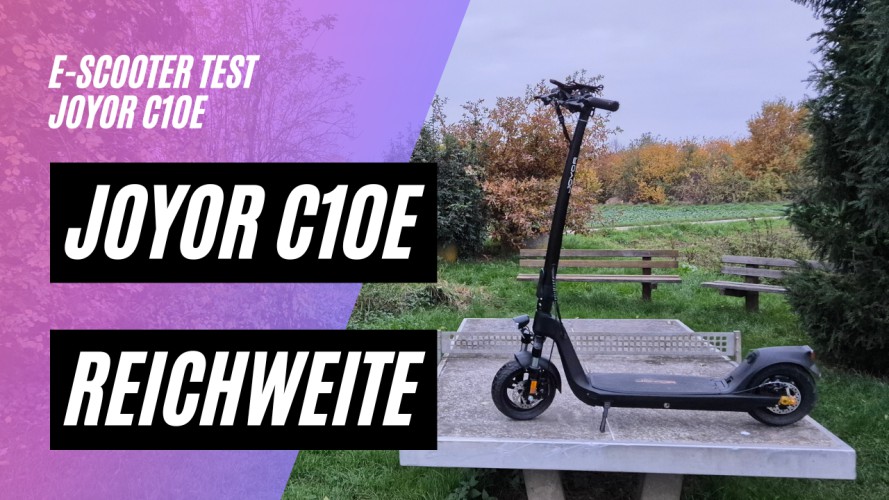 Joyor C10E - Reichweitentest (48V; 10,4AH; 500W)