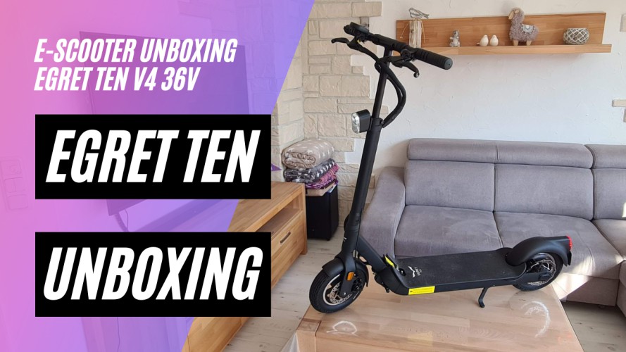 Egret Ten V4 36V - Unboxing (36V; 10,4AH; 350W)