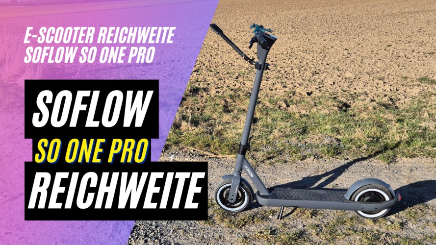 SoFlow SO ONE PRO - Reichweitentest (48V, 10AH; 500W)