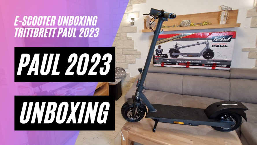 Trittbrett Paul 2023 - Unboxing (48V;19,6AH;500W) Hydraulische Bremsen, Kellermann Blinker