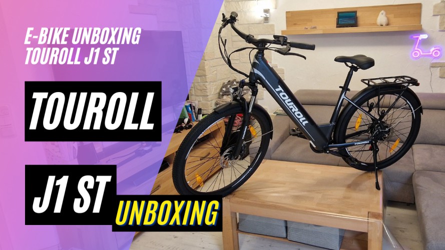 Touroll J1 ST - Unboxing (36V; 15,6AH; 250W)