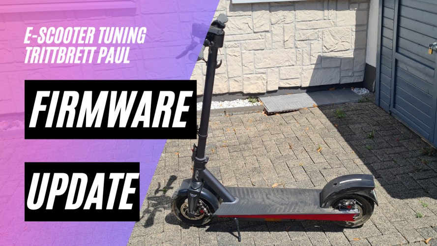 Trittbrett Paul Firmware Update von 1.0.35 auf 1.0.38 und Performance Messung