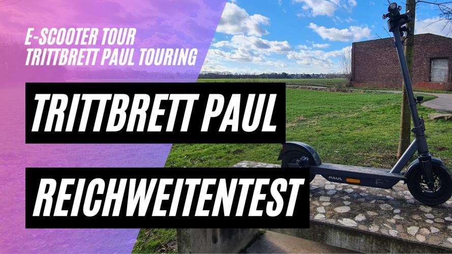Trittbrett Paul Reichweitentest (48V, 14,7AH, 500W)