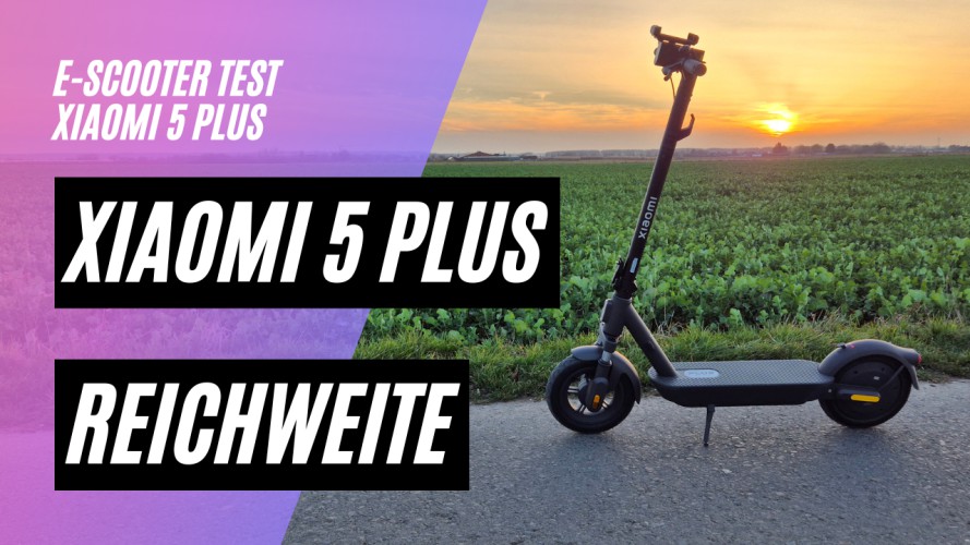 XIAOMI 5 PLUS - Reichweitentest ( 48V; 10,2AH; 400W)
