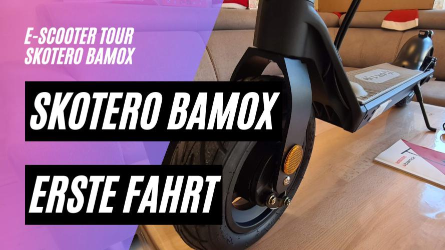 Erste Fahrt mit dem Skotero Bamox (36V, 7,8AH, 280,8WH)