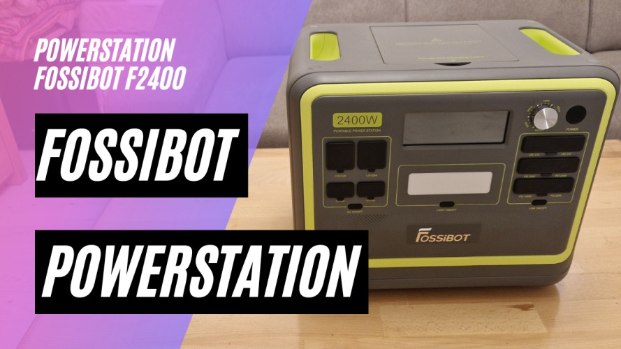 FOSSiBOT F2400 2048Wh / 2400W Powerstation (Solar Generator)