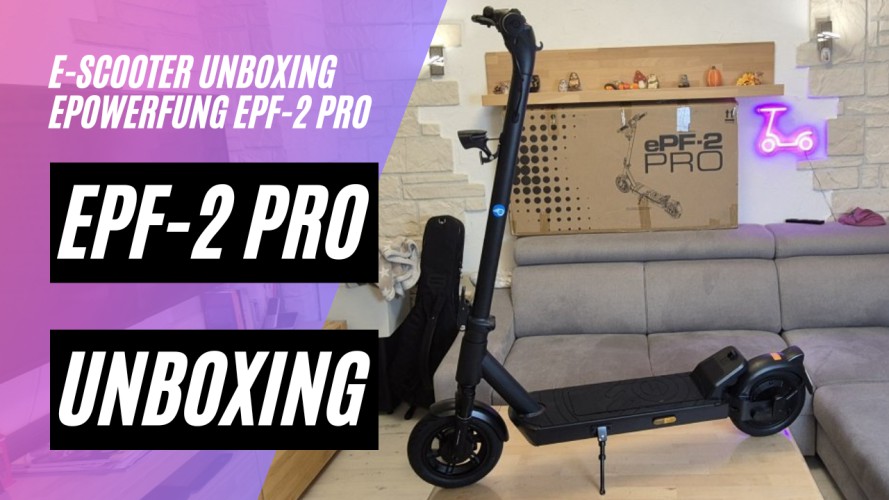 ePowerFun ePF-2 Pro - Unboxing und Probefahrt (48V, 13,6AH, 500W)