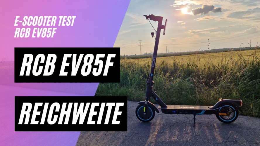 RCB EV85F - Reichweitentest  (36V; 7,8AH; 400W)