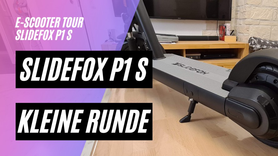 Slidefox P1 S - Kleine Runde (48V; 15,9AH; 500W; 10 Zoll)