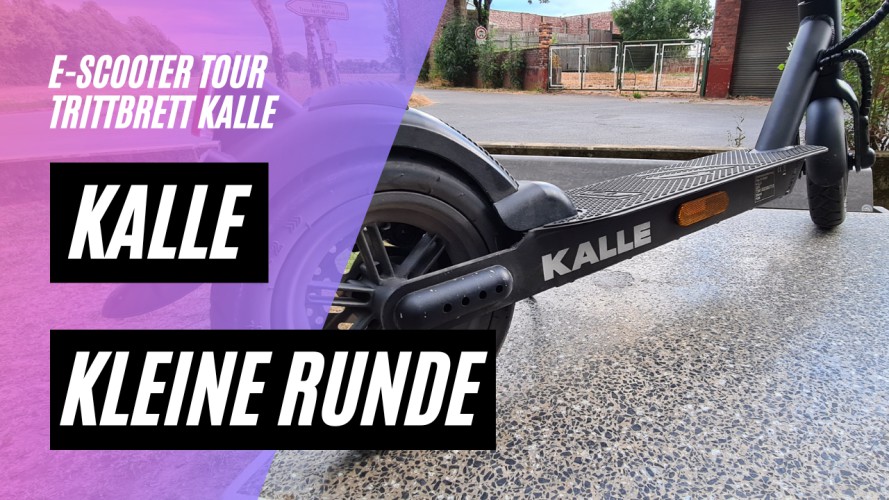 Kleine Runde mit dem Trittbrett Kalle (36V; 7,8AH; 350W)