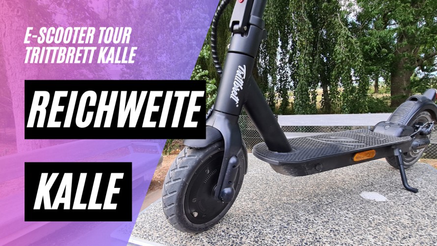 Trittbrett Kalle Reichweitentest (36V; 7,8AH; 350W)