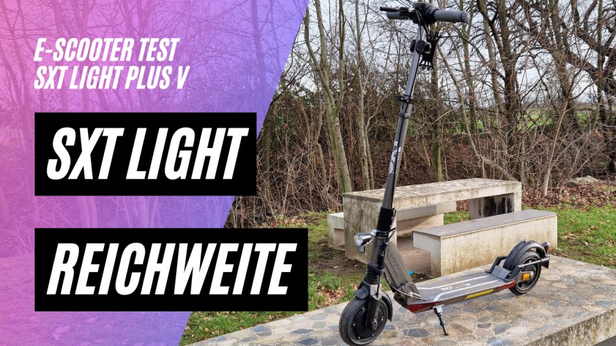SXT Lite Plus V Reichweitentest (36V;10,5AH;390W)