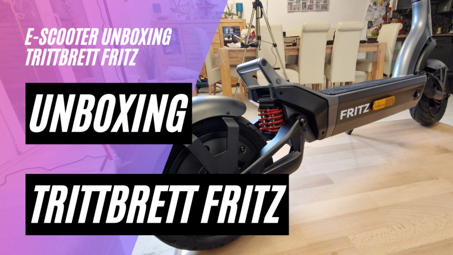 Trittbrett Fritz - Unboxing (48V, 18AH, 500W)