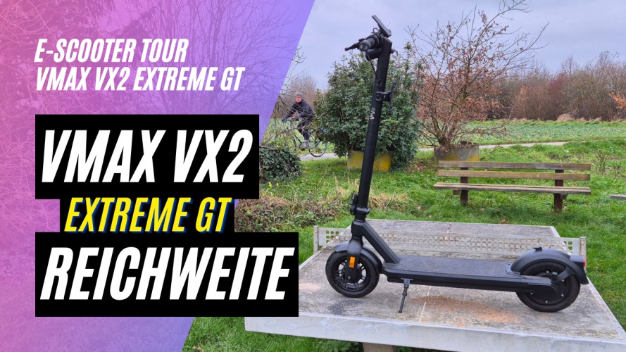 VMAX VX2 Extreme GT - Reichweitentest (48V; 16,5AH; 500W)