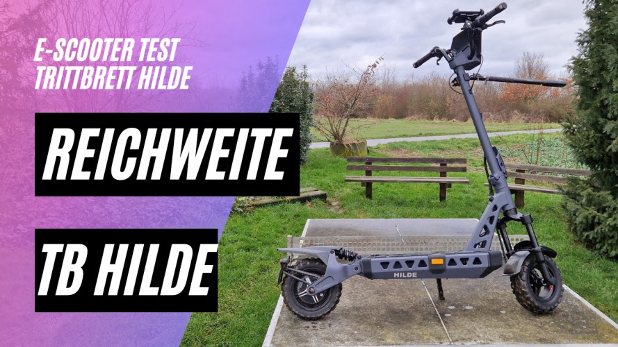Trittbrett Hilde - Reichweitentest (48V, 16AH, 500W)