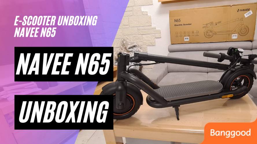 NAVEE N65 Unboxing (48V; 12,5AH; 500W; 25km/h)