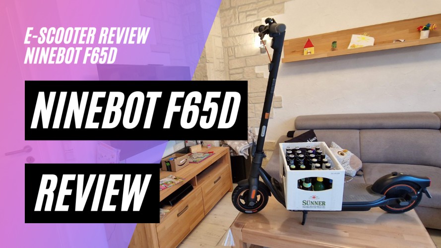 Ninebot F65D - Review nach 70km (48V, 12AH, 400W)