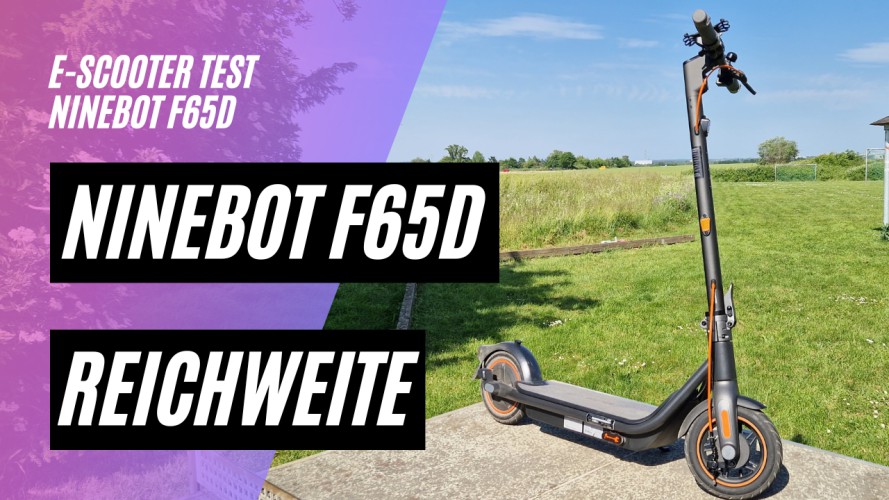 Ninebot F65D - Reichweitentest (48V, 12AH, 400W)